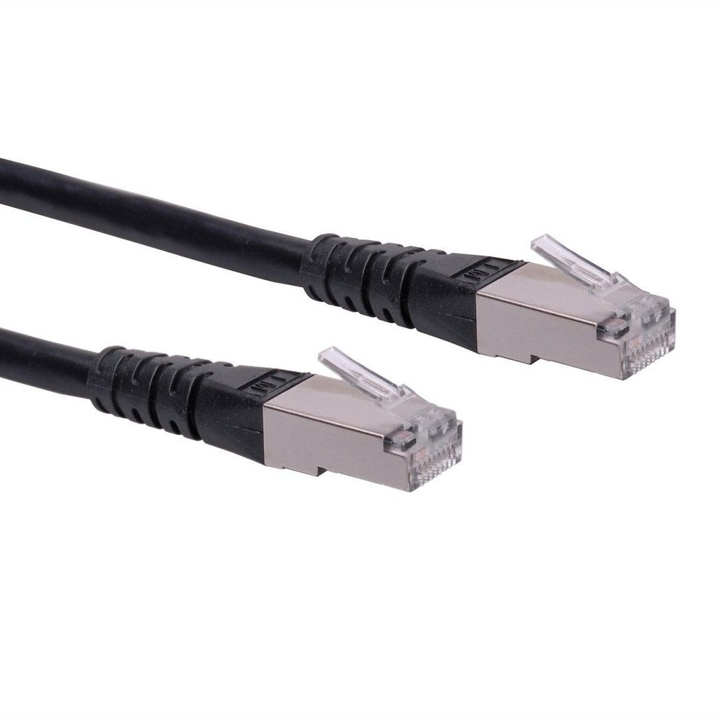 Dexlan Cat6a S/FTP Snagless Patch Cable – 2 m, RJ-45 Male to Male, LSZH Jacket, Black