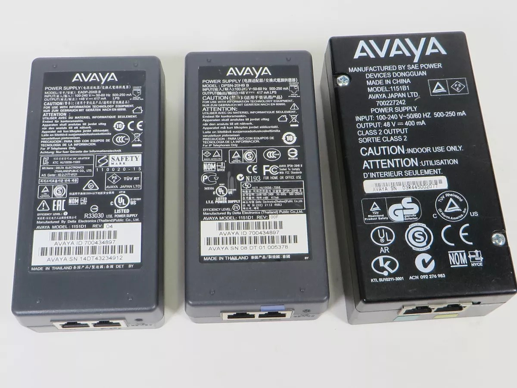 [700434897] Avaya 1151D1 IP phone power supply