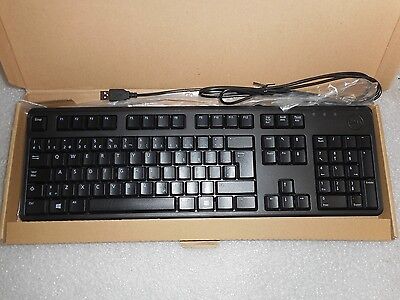 Dell KB212-B Wired Keyboard – USB, Low-noise keys & low-profile design, Full-size with number pad, AZERTY (FR)