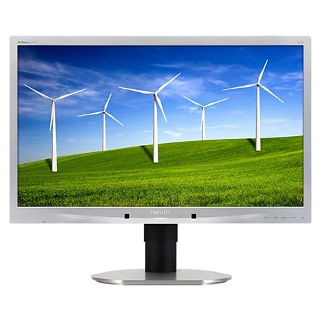 Philips Brilliance Monitor – 23″ Full HD 1920×1080 TN panel 5 ms 250 cd/m² DisplayPort DVI VGA USB-Hub Speakers Height/swivel/tilt VESA mount