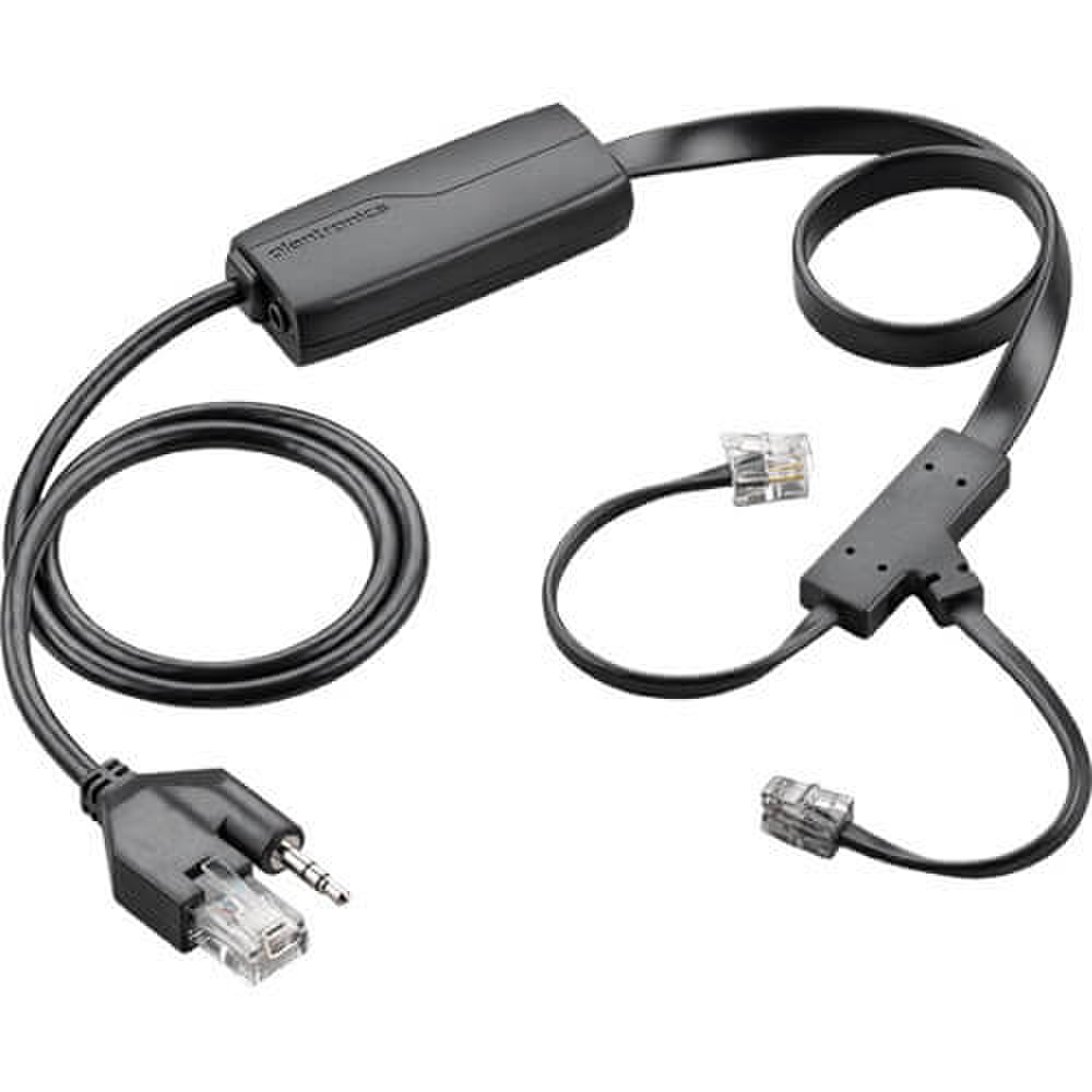 Poly / Plantronics APC-43 EHS Cable – allows remote answer/end for Cisco IP & Poly wireless headsets, replacing handset lifter