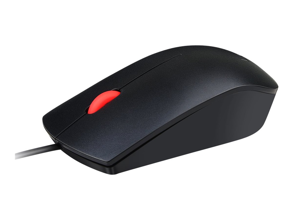 [4Y50R20863] Lenovo Essentials optical mouse USB 3 button wired black