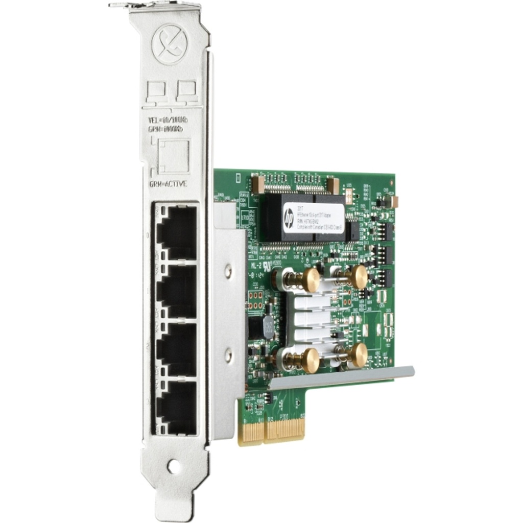 HPE 331T Quad-Port 1 GbE Network Adapter – PCIe x4, Broadcom BCM5719, for ProLiant Servers