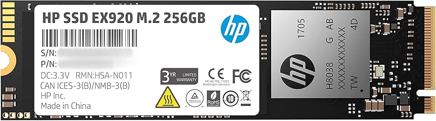 HP SSD 256GB M.2
