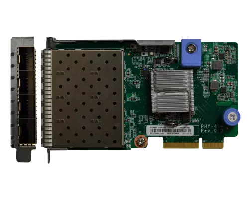Lenovo ThinkSystem 10 Gbps 4-Port SFP+ NIC – LAN-on-Motherboard (LOM), Intel X722, 10GBase-X, SFP+
