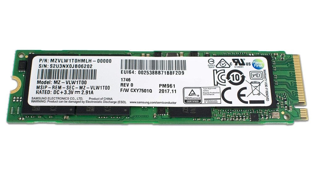 HP SSD 128GB M.2 SATA3 single sided
