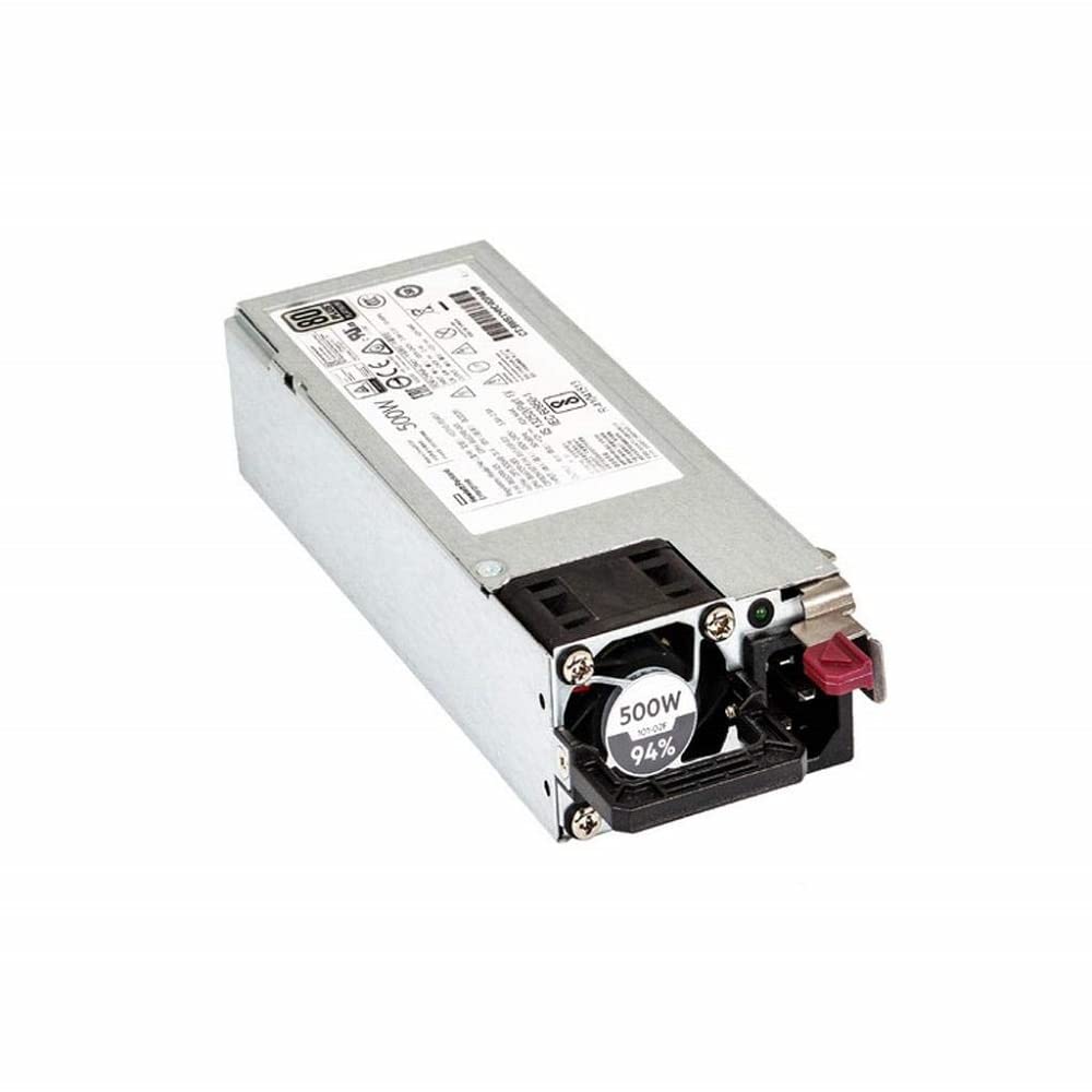 HPE Flex Slot 500 W Power Supply – Hot-pluggable, 100-240 V AC