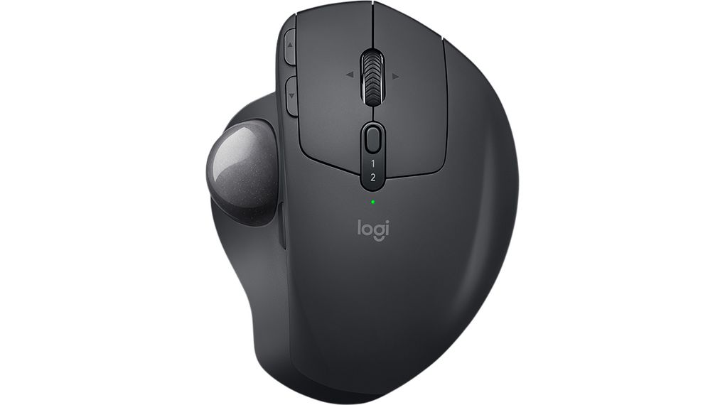 [910-005179] Logitech MX Ergo Advanced Wireless Trackball – Bluetooth & Unifying USB receiver, 8 buttons, tiltable 0-20° angle, 380-4000 dpi precision, Graphite finish
