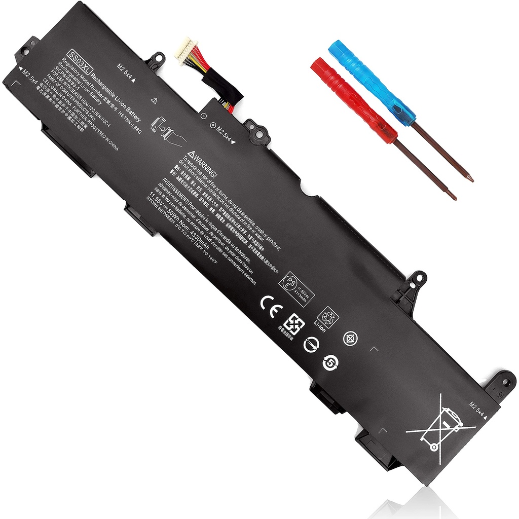 HP Laptop Battery – 3-Cell Li-Ion, 11.55 V, 41 Wh, OEM-compatible for ProBook 430 G5 / 440 G5 / 450 G5 / 455 G5