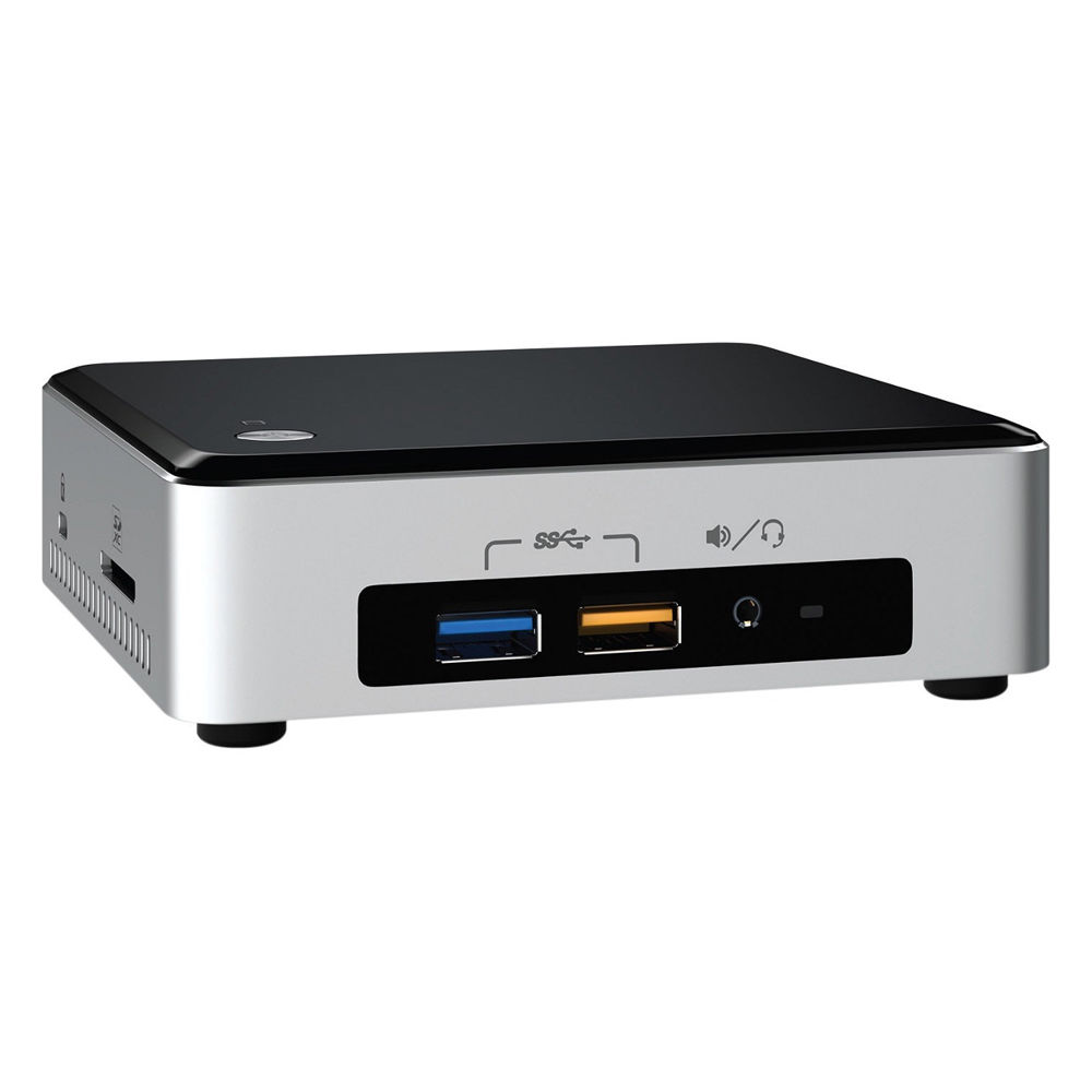 Intel NUC 6th-Gen Core i3 Barebones Kit – Compact Skylake-based mini-PC chassis (i3-6100U, DDR4, M.2/SATA, Wi-Fi, Gigabit Ethernet)