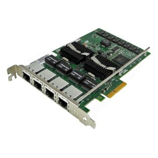 Intel PRO/1000 PT Quad-Port Gigabit NIC – PCIe x4, 4× RJ‑45, 1 GbE Server Adapter