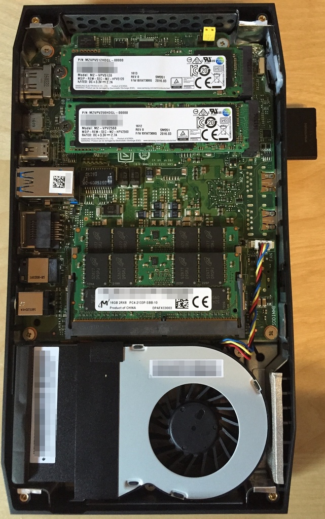 [KSB0605HB] Intel NUC6i7KYK CPU Fan – 5V DC 0.6A, 4-pin connector, aluminum/ABS frame, replacement fan for small form factor NUC kit