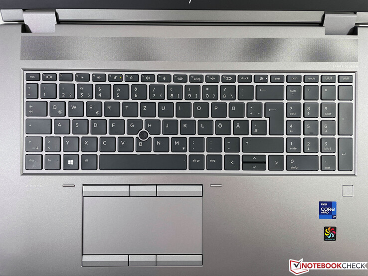 HP ZBook Fury 17 G7 G8 Keyboard Assembly – Laptop Spare Part, Backlit, Integrated Pointing Stick & Clickpad, QWERTZ (DE)