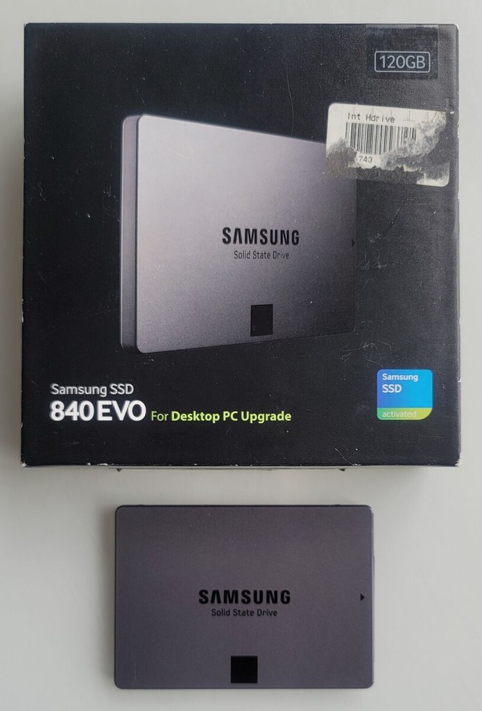 Samsung 840evo SSD 120GB  6Gb/s 2.5'' SATA