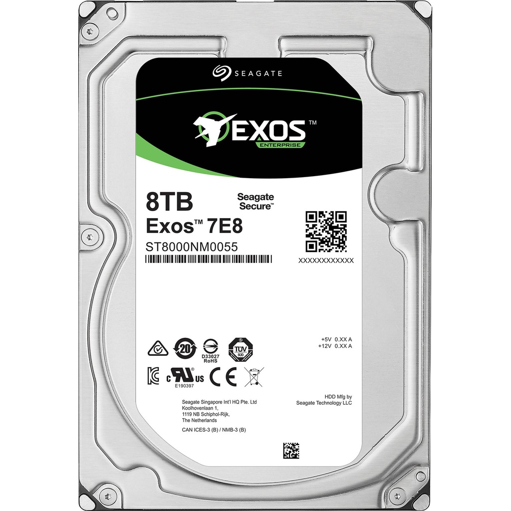 Seagate Exos 7E8 HDD 8TB 3.5' SATA 6Gb/s 7.2 K cache 256 MB 