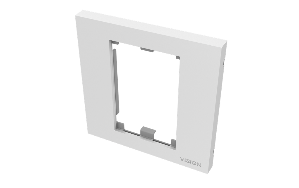 Vision TC3 single RJ45 module white