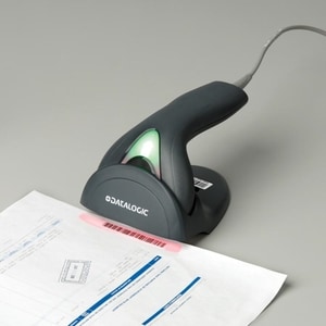 [TD1120-BK-90K1] Datalogic Barcode Scanner – TD1100 Series, Handheld Linear Imager, 1D Barcodes, USB (Black)