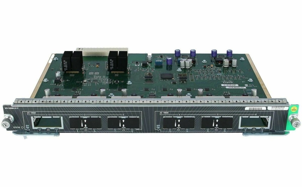Cisco Catalyst 4500‑E Series Line Card – 6‑Port 10GbE (X2) with TwinGig Converter (12×1 GbE SFP), 24 Gbps Slot Bandwidth