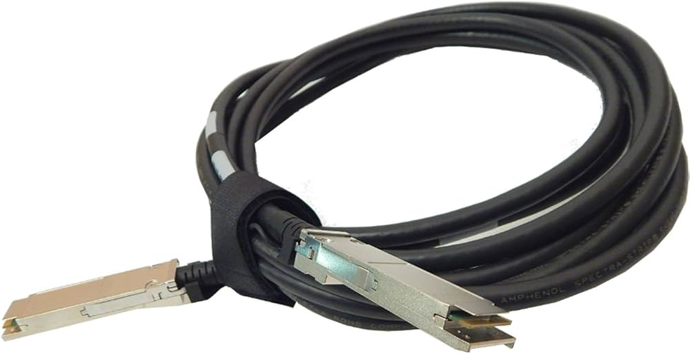 NetApp DAC Cable – 5 m, QSFP+ to QSFP+, Passive Twinax Copper, 26–28 AWG, TAA-Compliant