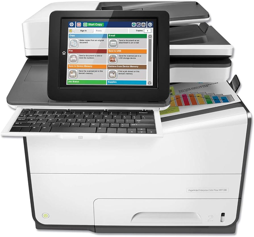 [L3U43A] HP PageWide Managed Color MFP E58650 (defective(defective/no Magenta print))