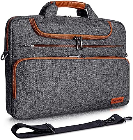 DOMISO Laptop Sleeve – Fits 17–17.3″, water-resistant, 360° padding, handles + strap