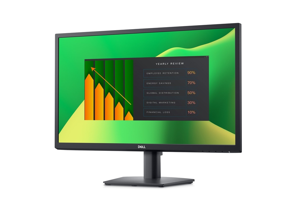 Dell E Series Monitor – 23.8″, 1920×1080 Full HD, VA Panel, DP, VGA, Anti-glare, Tilt Stand, VESA 100×100 Mount