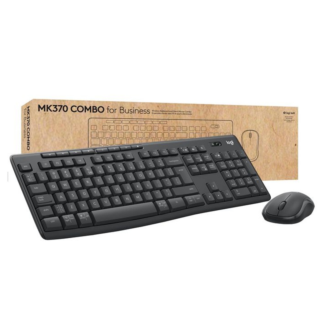 Logitech MK370 combo Bluetooth keyboard&mouse graphite swiss