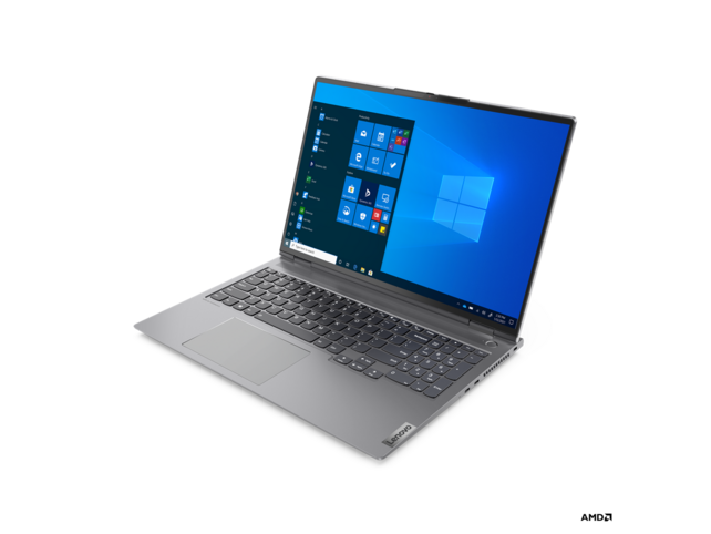 Lenovo ThinkBook 16p G2 Ryzen 7-5800H 16GB SSD-512 16"-WQXGA 2560x1600 RTX 3060-6GB Webcam Wlan Win11p swiss