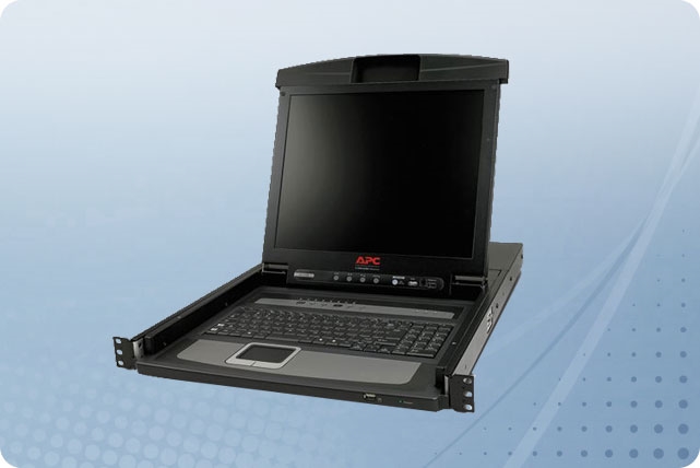 APC 17" Rack LCD Console with Integrated 8 Port Analog KVM Switch
