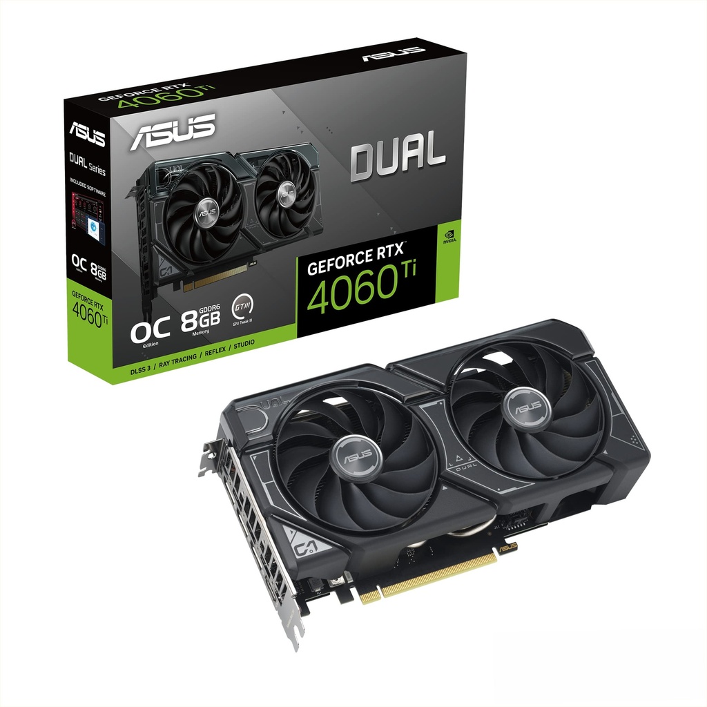 [90YV0J40-M0NA00] ASUS DUAL GeForce RTX 4060 TI OC 8GB