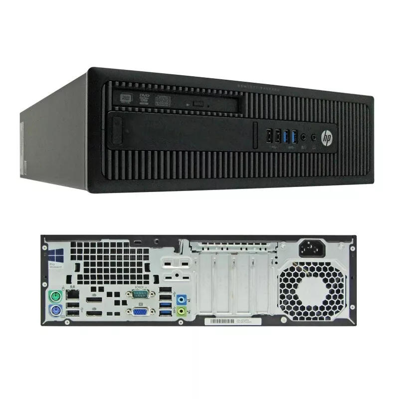 HP ProDesk 600 G2 SFF i5-6500 8GB DVD/RW 1xVGA 2xDP USB 3.0 Win10Pro