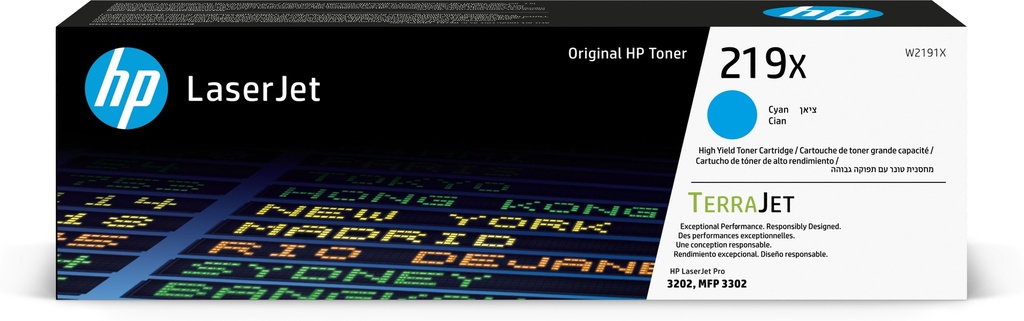 HP 219X High Yield cyan original toner cartridge
