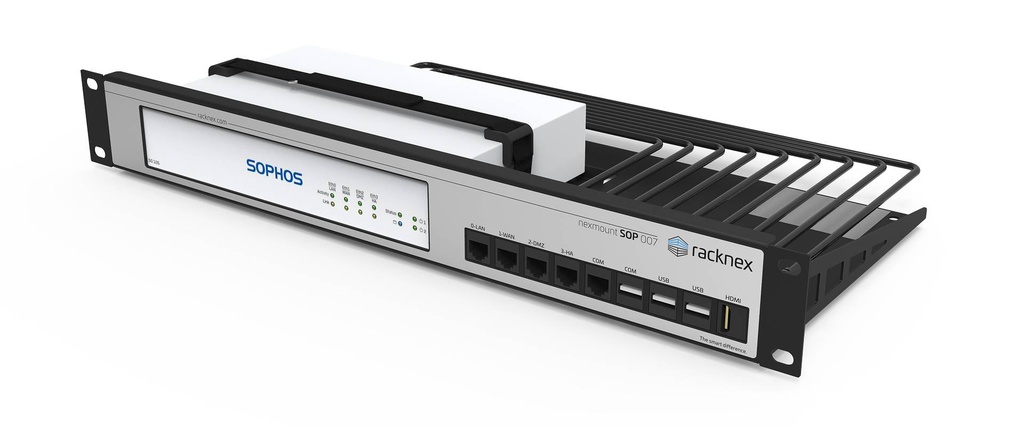 Sophos Rackmount Kit for SG/XG 105/115 Rev. 1–2 Firewall Appliances – 1U Rack Kit