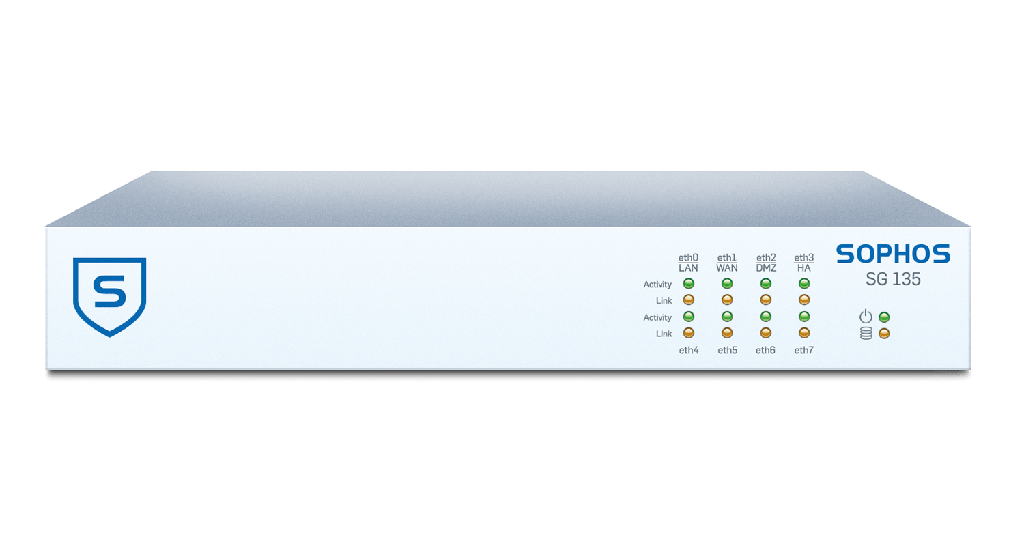 Sophos SG 135 rev.3 UTM security appliance 