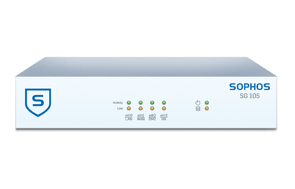 [SG1AT3HEK] Sophos SG 105 rev.3 UTM security appliance