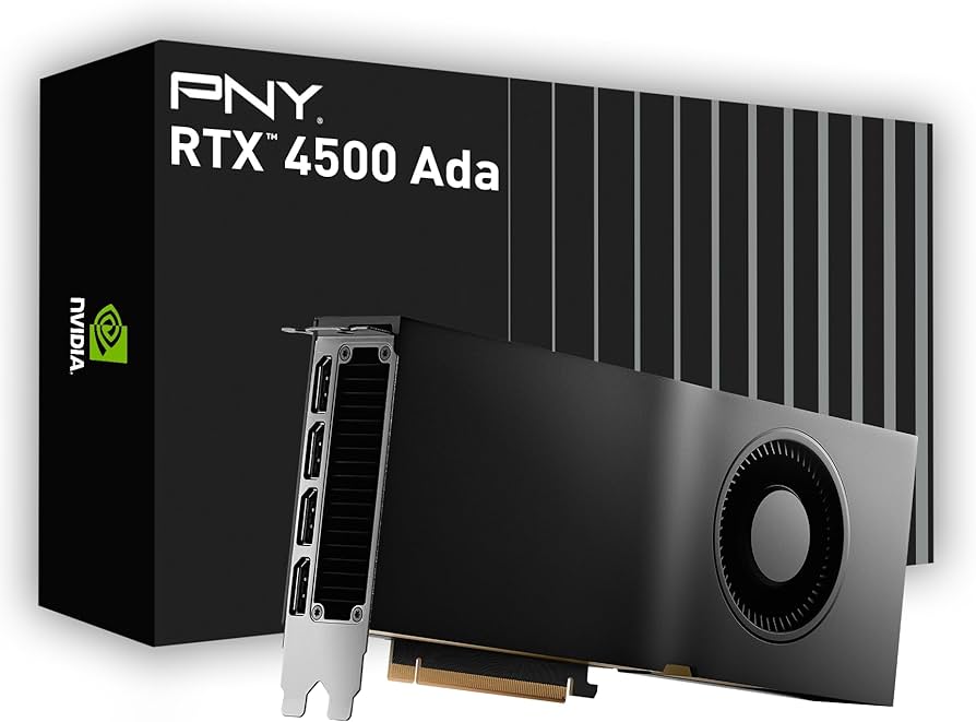 HP NVidia RTX 4500 ada generation 24GB GDDR6 PCIE graphics card