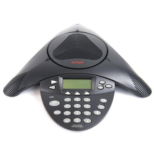 [700473689] Avaya 1692 IP Conference Phone – full-duplex speakerphone, 360° mic, 10/100 Ethernet, PoE, optional expansion mics, backlit display