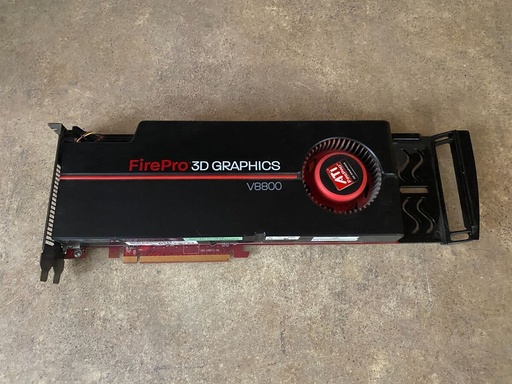 [608889-001] HP ATI Firepro 3D V8800 2GB PCI-E 4xDP