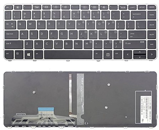 [818252-BG1] HP EliteBook Folio 1040 G3 Keyboard Assembly – Backlit, Laptop spare part, QWERTZ (CH)