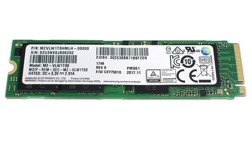 [827053-001] HP SSD 128GB M.2 SATA3 single sided