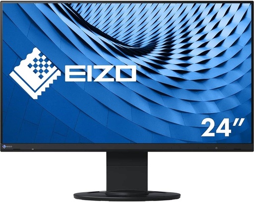 [EV2460-BK] EIZO FlexScan Monitor – 23.8″, IPS, 1920×1080 Full HD, LED backlight, DP, HDMI, DVI-D, VGA, USB hub, Anti-glare