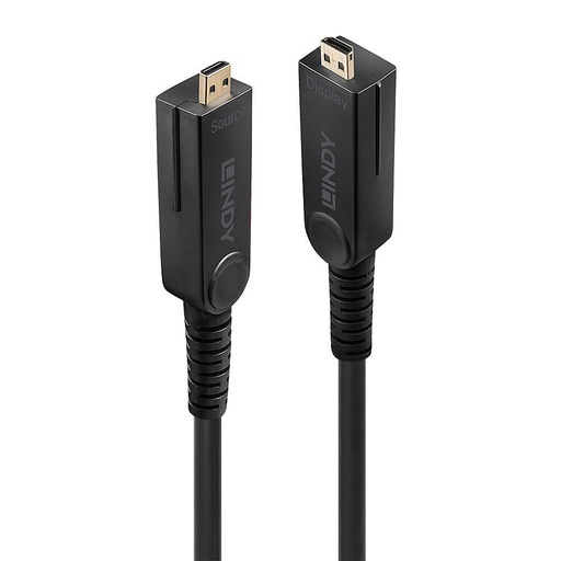 [HDMI-DVI-L-10M] Lindy HDMI to DVI Cable – 10 m, HDMI Male to DVI Male, Gold-Plated Connectors, Black