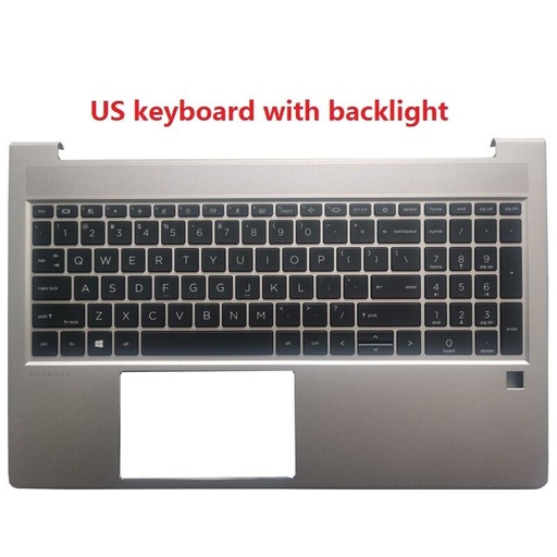[L45091-031] HP top cover with keyboard UK for Probook 450 G6/G7