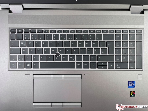 [M20128-041] HP ZBook Fury 17 G7 G8 Keyboard Assembly – Laptop Spare Part, Backlit, Integrated Pointing Stick & Clickpad, QWERTZ (DE)