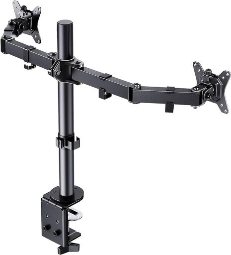 [EGCM6-E] ‎ErGear dual monitor deskto stand 17-32" VESA 75/100mm 12kg/arm