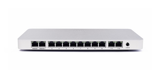 [600-47010-A] Cisco Meraki MX65‑HW – Cloud-Managed Security Appliance / Firewall, 10× GbE LAN, 1× GbE WAN, Includes Power Adapter